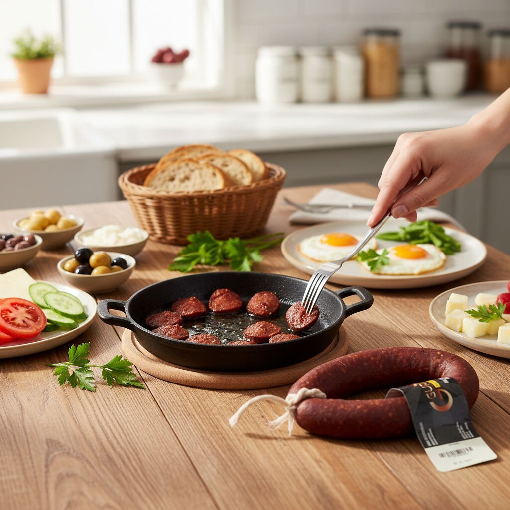 Elazığ Yöresel Kangal Sucuk (Isıl İşlem Görmüş) - Bol Baharatlı