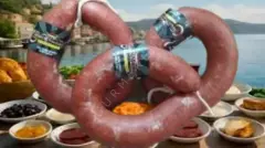 Elazığ Yöresel Kangal Sucuk (Isıl İşlem Görmüş) - Bol Baharatlı