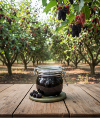 Hakiki Köy Karadut Pekmezi (Geleneksel Yapım) - Şekersiz