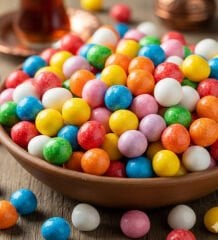 Renkli Leblebili Draje - Nostaljik Şekerleme (Çıtır Leblebi)