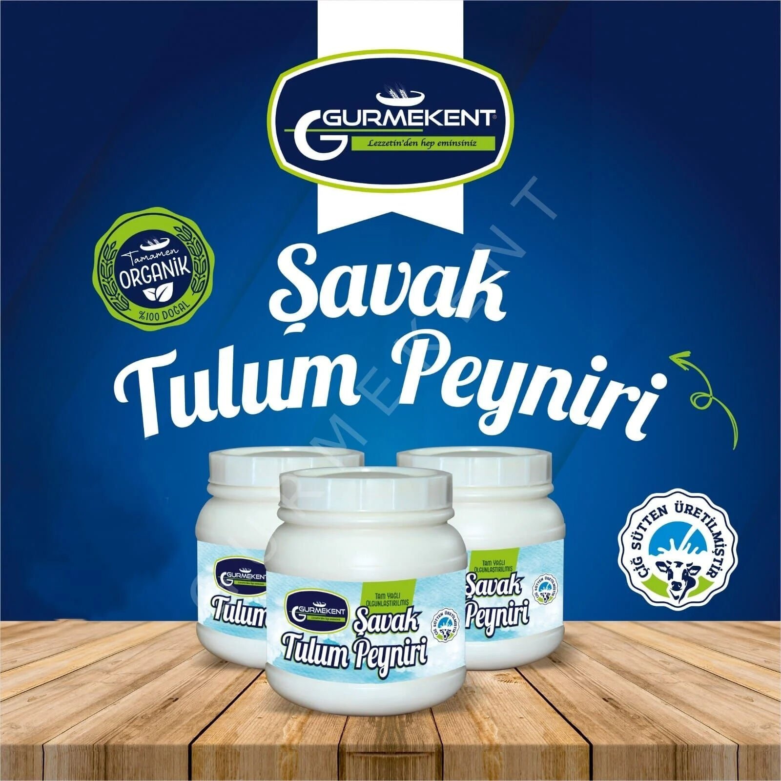 Hakiki Elazığ Şavak Tulum Peyniri (Bidon) - 1 Kg