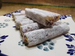 Antep Fıstıklı Fitil Lokum - Bol Fıstıklı ve Özel Kesim (Uzun)