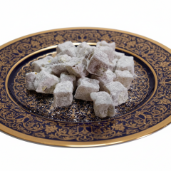 Çifte Kavrulmuş Antep Fıstıklı Kuş Lokumu - Bol Fıstıklı (Lüks Küçük Kesim)