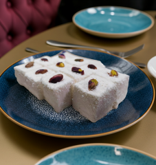 Antep Fıstıklı Sultan Lokumu - Bol Fıstıklı ve Hindistan Cevizli