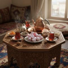 Güllü Kuş Lokumu - Gerçek Gül Aromalı (Yumuşak)