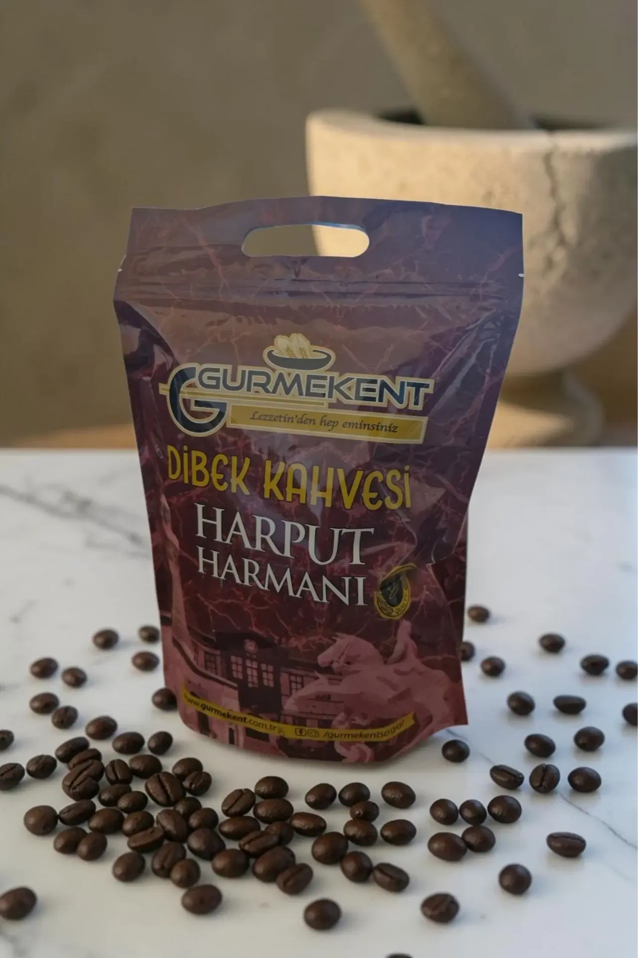 Meşhur Elazığ Harput Harmanı Dibek Kahvesi (Yüksek Kahve Oranlı - 2 Kg Dev Boy)