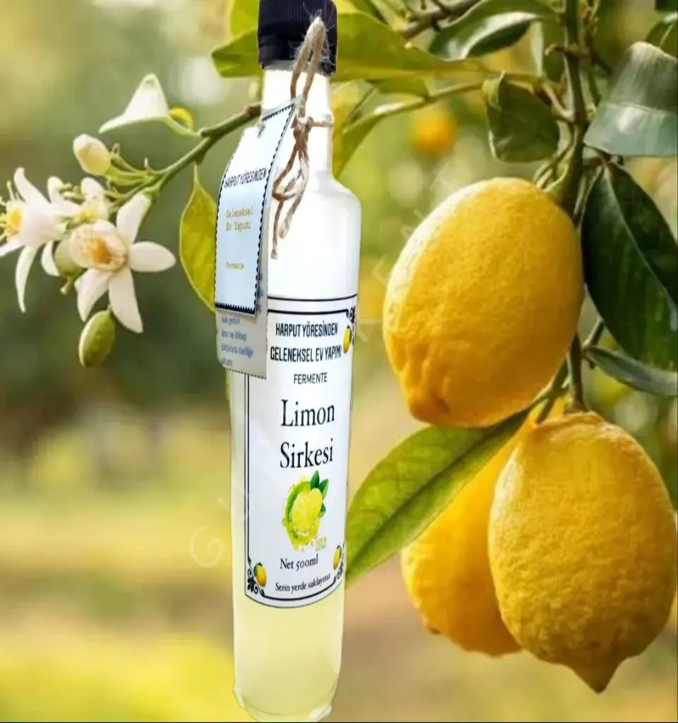 GURMEKENT LİMON SİRKESİ EV YAPIMI 500ML